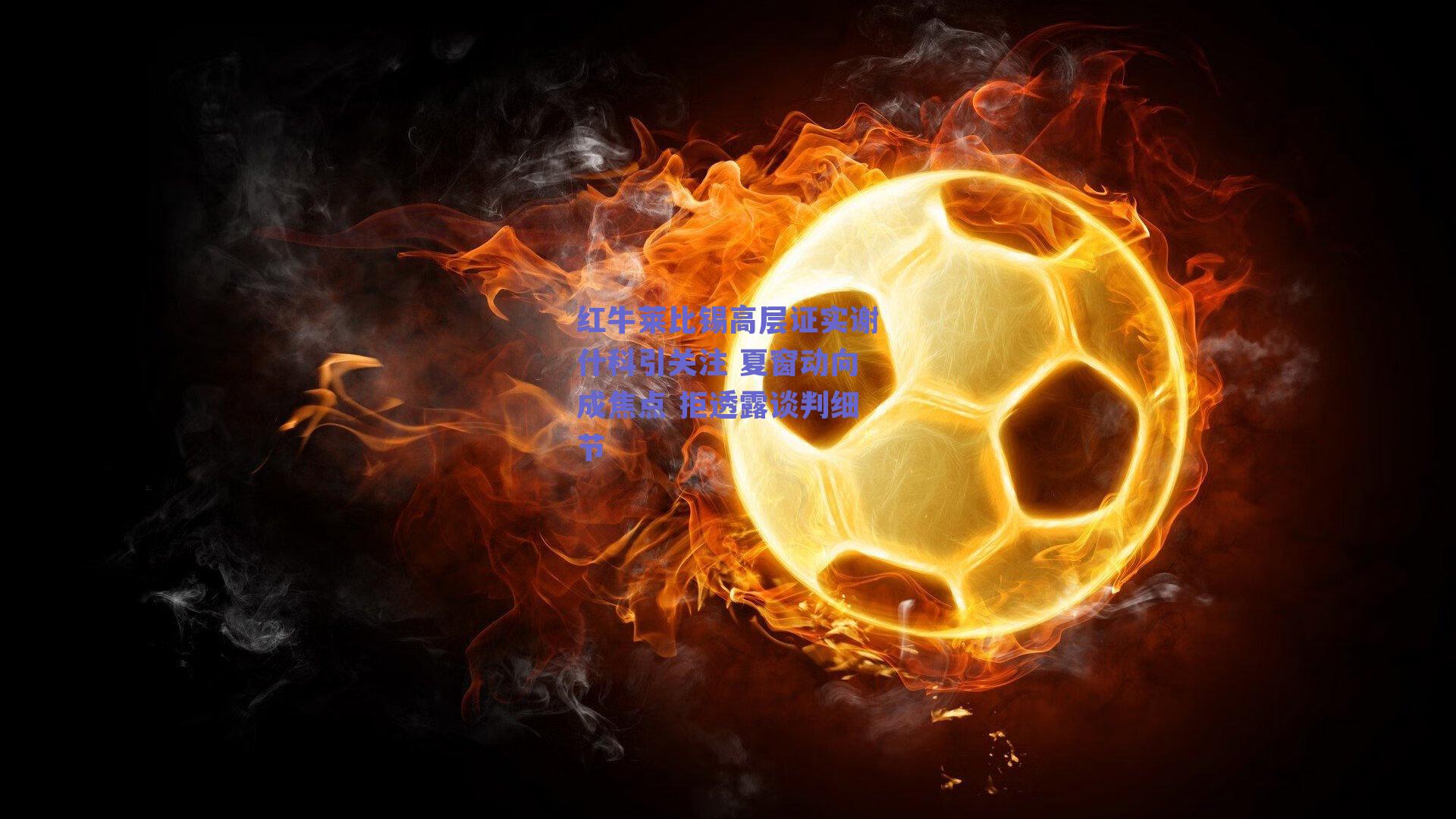 红牛莱比锡高层证实谢什科引关注 夏窗动向成焦点 拒透露谈判细节